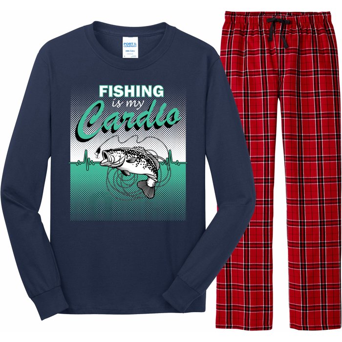 Fishing Is My Cardio Long Sleeve Pajama Set