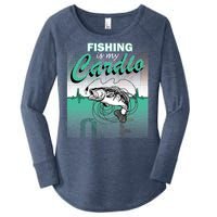 Fishing Is My Cardio Women's Perfect Tri Tunic Long Sleeve Shirt