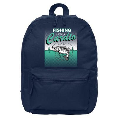 Fishing Is My Cardio 16 in Basic Backpack