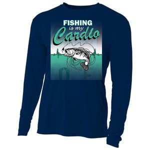 Fishing Is My Cardio Cooling Performance Long Sleeve Crew