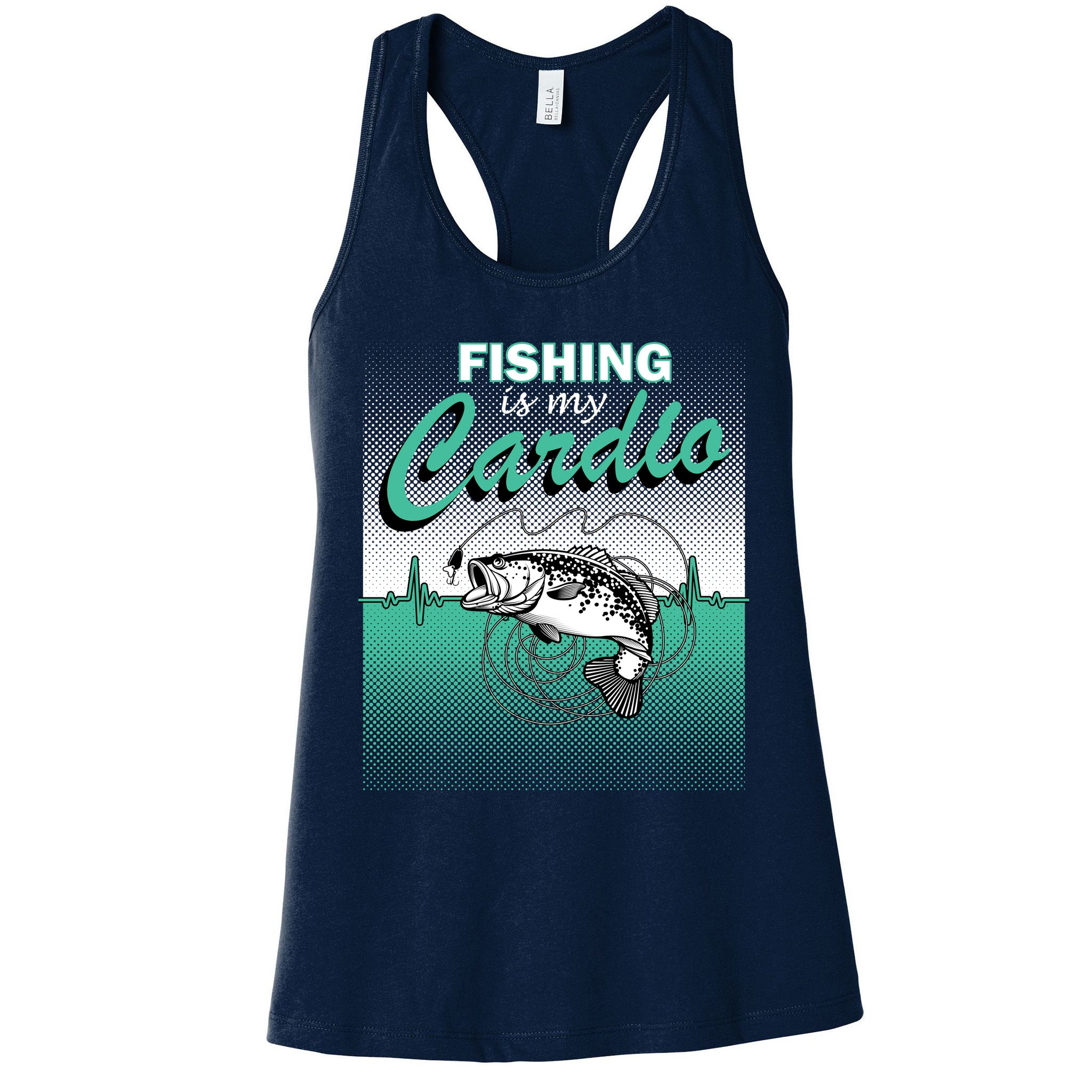 Fishing Is My Cardio Womens Tank Top
