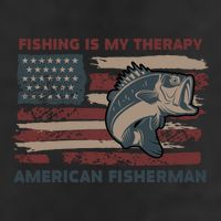 Fishing Is My Therapy American Fisherman Hat