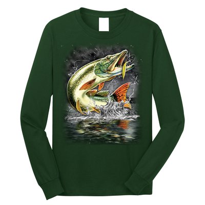 Fishing: Jumping Pike Long Sleeve Shirt