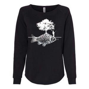 Fishing Life Womens California Wash Sweatshirt