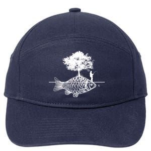 Fishing Life 7-Panel Snapback Hat