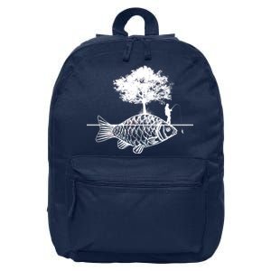 Fishing Life 16 in Basic Backpack