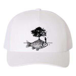 Fishing Life Yupoong Adult 5-Panel Trucker Hat