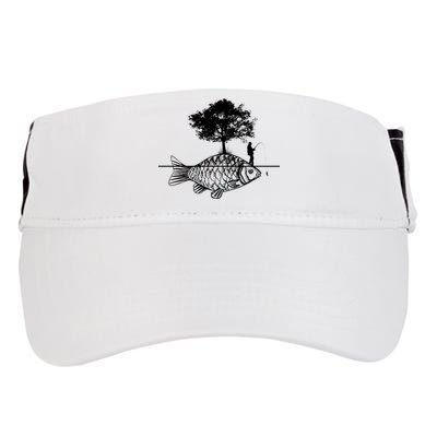 Fishing Life Adult Drive Performance Visor