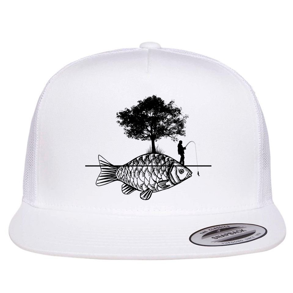 Fishing Life Flat Bill Trucker Hat