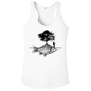 Fishing Life Ladies PosiCharge Competitor Racerback Tank