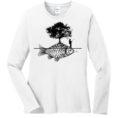 Fishing Life Ladies Long Sleeve Shirt