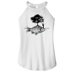 Fishing Life Women's Perfect Tri Rocker Tank