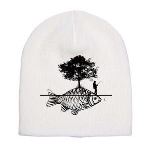 Fishing Life Short Acrylic Beanie