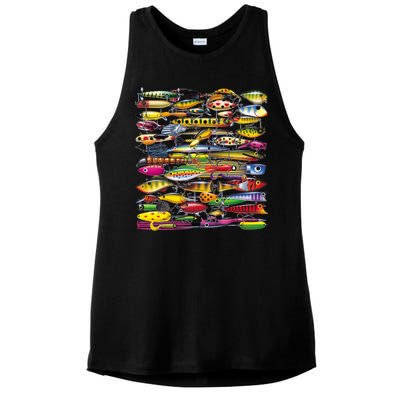 Fishing Lures Ladies PosiCharge Tri-Blend Wicking Tank