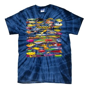 Fishing Lures Tie-Dye T-Shirt