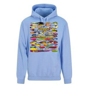 Fishing Lures Unisex Surf Hoodie