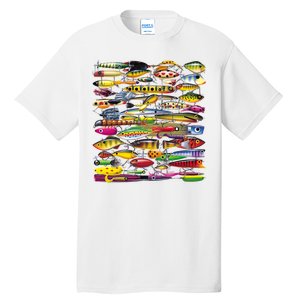 Fishing Lures Tall T-Shirt