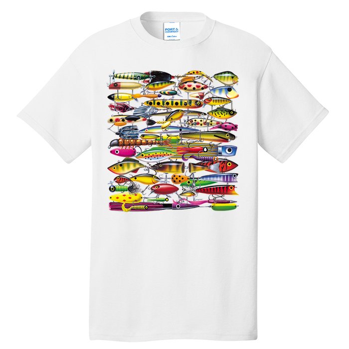 Fishing Lures Tall T-Shirt