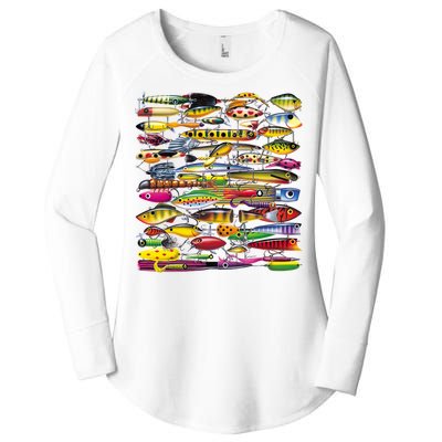 Fishing Lures Women's Perfect Tri Tunic Long Sleeve Shirt