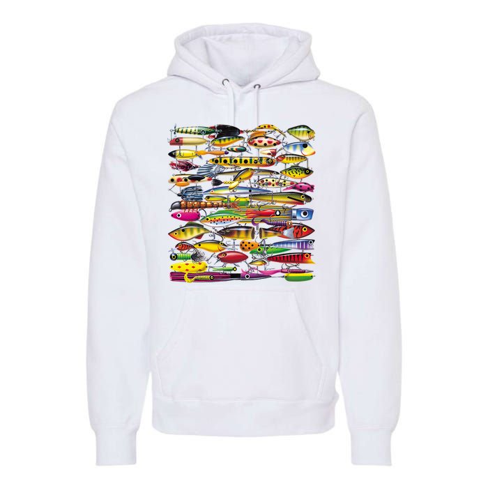 Fishing Lures Premium Hoodie