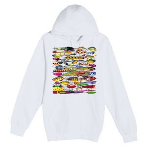 Fishing Lures Premium Pullover Hoodie