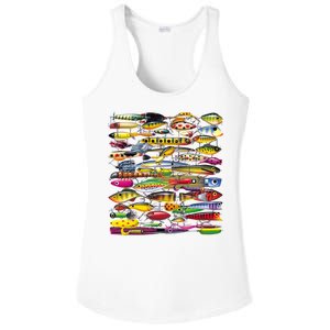 Fishing Lures Ladies PosiCharge Competitor Racerback Tank