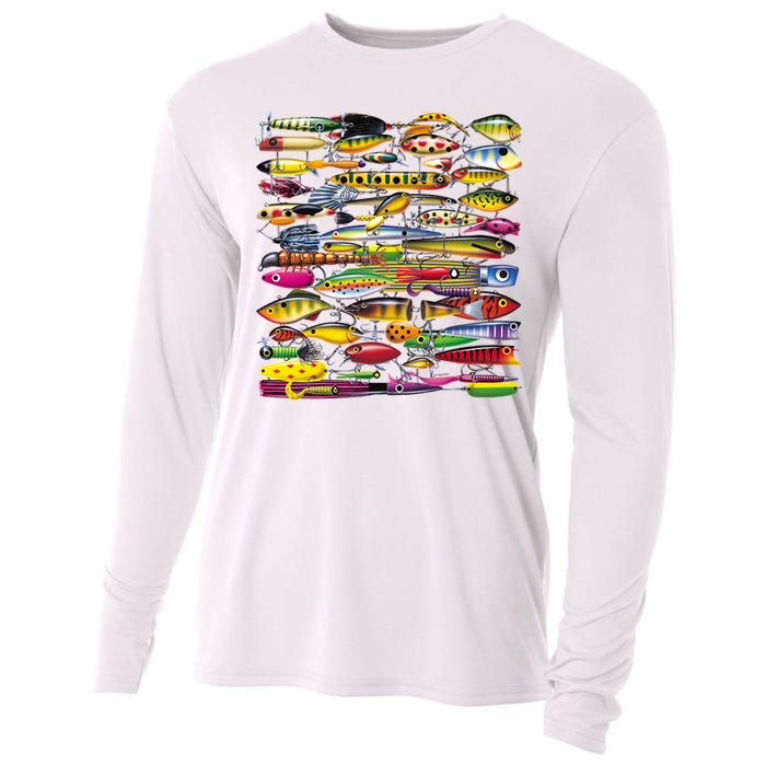 Fishing Lures Cooling Performance Long Sleeve Crew