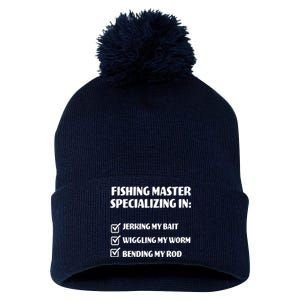 Fishing Master Specializing Pom Pom 12in Knit Beanie