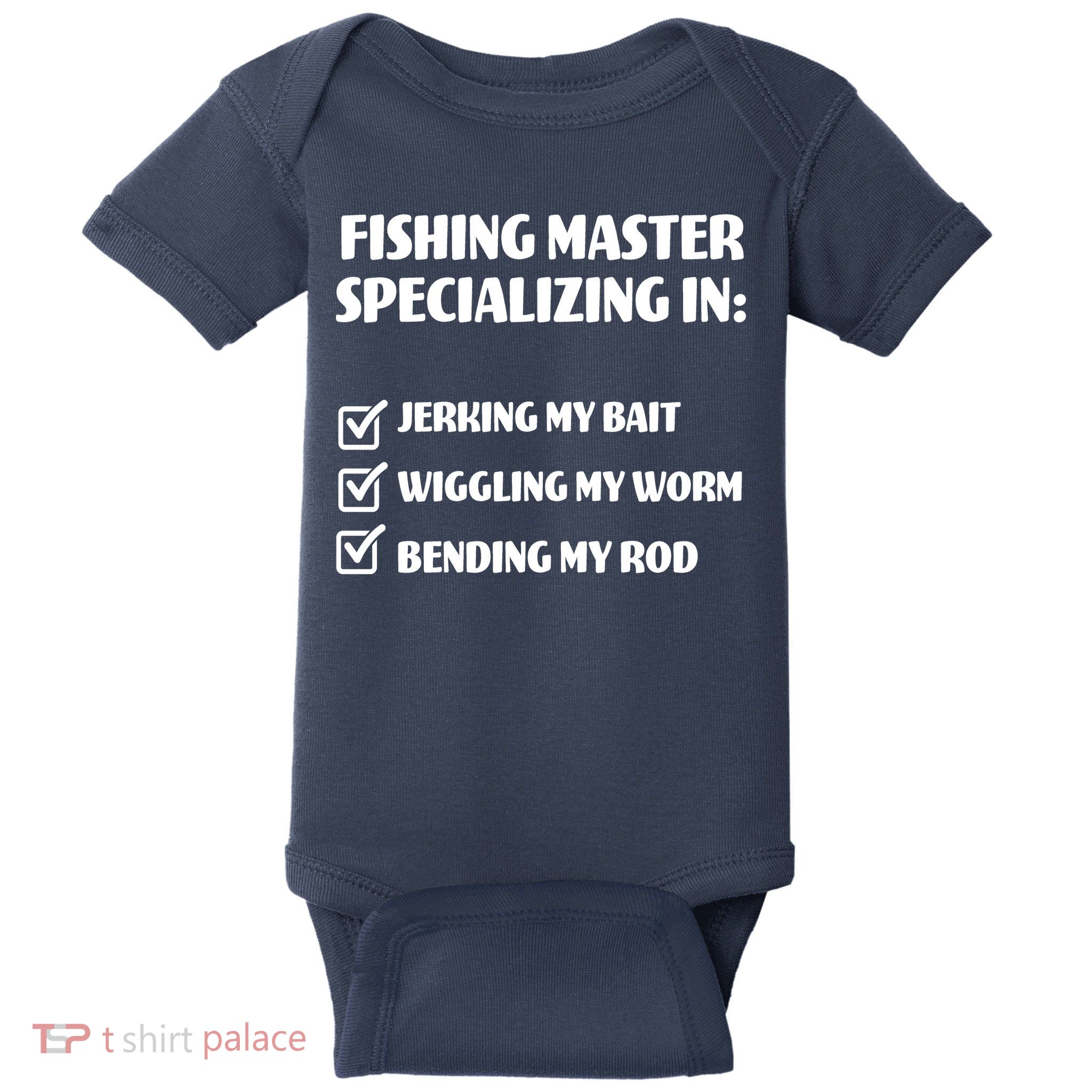 Fishing Master Specializing Baby Bodysuit