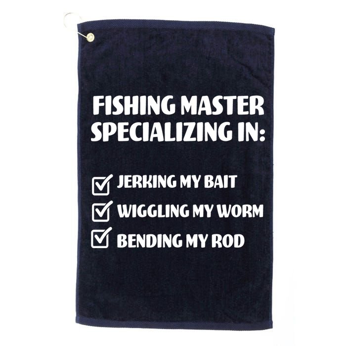 Fishing Master Specializing Golf Towel