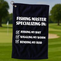 Fishing Master Specializing Golf Towel