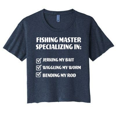 Fishing Master Specializing Women's Crop Top Tee