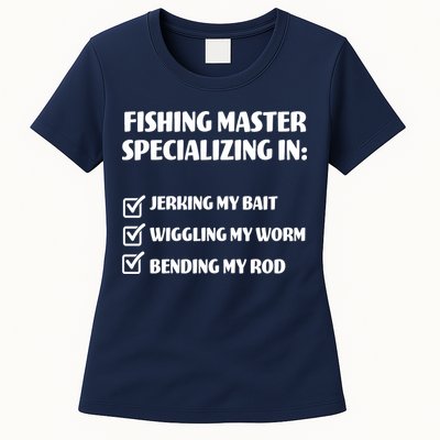 Fishing Master Specializing Womens T-Shirt