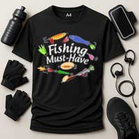 Fishing Must-Have Fishing Lures Cooling Performance Crew T-Shirt