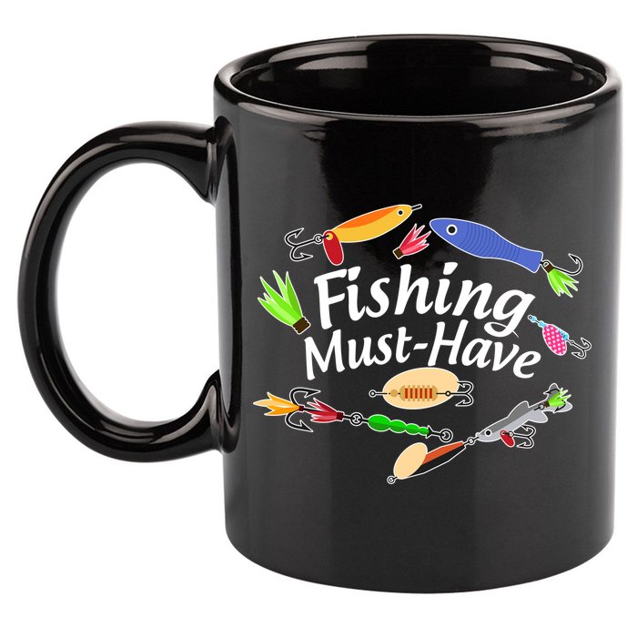 Fishing Must-Have Fishing Lures 11oz C Handle Ceramic Mug