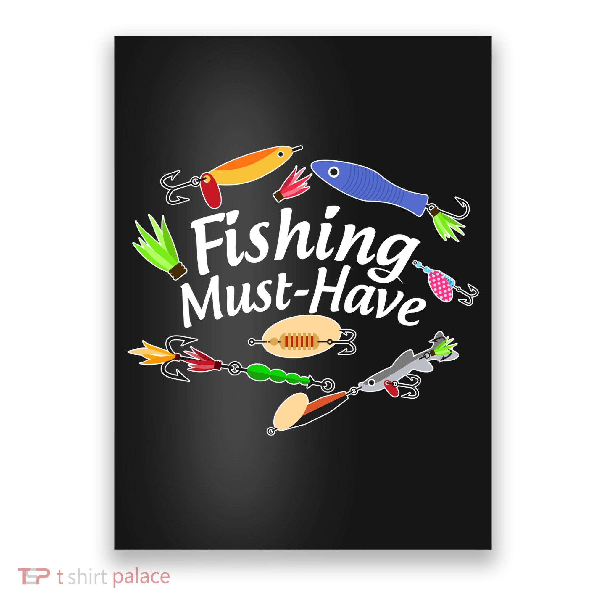 Fishing Must-Have Fishing Lures Poster
