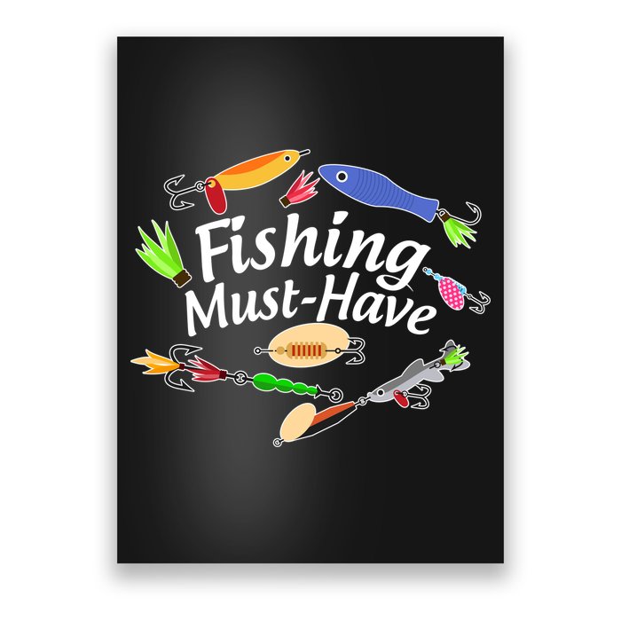 Fishing Must-Have Fishing Lures Poster