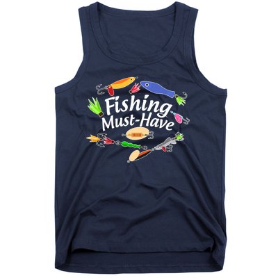 Fishing Must-Have Fishing Lures Tank Top