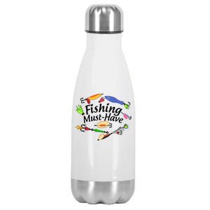 Fishing Must-Have Fishing Lures Stainless Steel Insulated Water Bottle