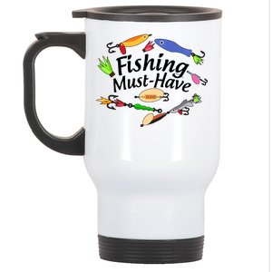 Fishing Must-Have Fishing Lures Stainless Steel Travel Mug