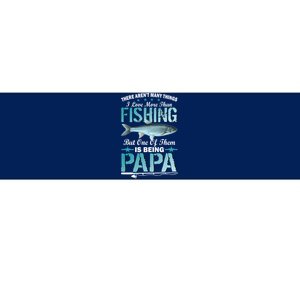 Fishing Papa There Aren't Many Things I Love More Bumper Sticker