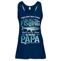 Fishing Papa There Aren't Many Things I Love More Ladies Essential Flowy Tank