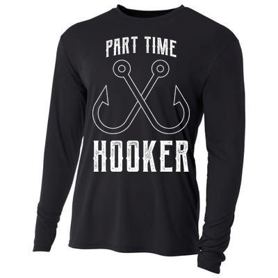 Fishing Part Time Hooker Cooling Performance Long Sleeve Crew