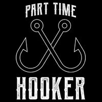 Fishing Part Time Hooker Crop Top