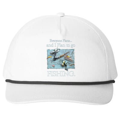 Fishing: Plan To Fish Snapback Five-Panel Rope Hat