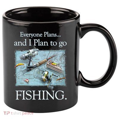 Fishing: Plan To Fish 11oz C Handle Ceramic Mug