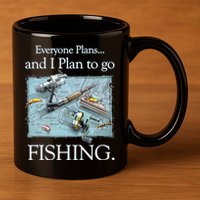 Fishing: Plan To Fish 11oz C Handle Ceramic Mug