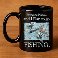 Fishing: Plan To Fish 11oz C Handle Ceramic Mug
