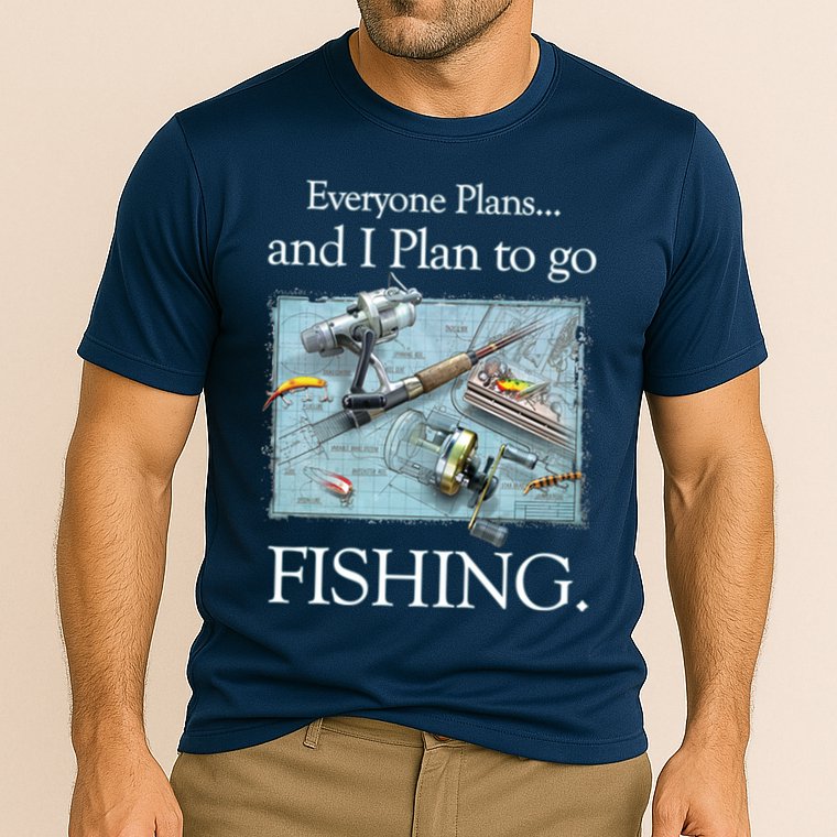 Fishing: Plan To Fish Cooling Performance Crew T-Shirt