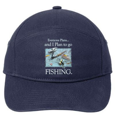 Fishing: Plan To Fish 7-Panel Snapback Hat